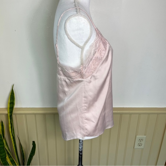 Express Pink Lace Cami XS Coquette Y2K Balletcore Romantic Softcore Satin Fairy - Picture 3 of 9